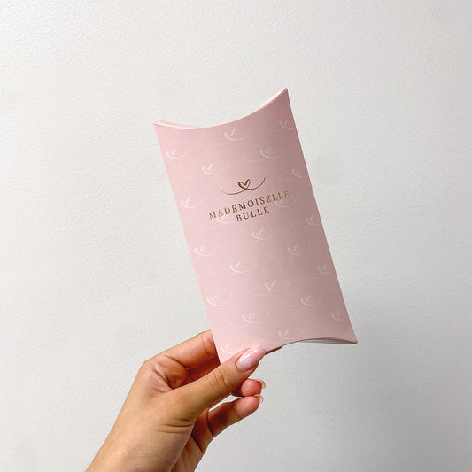 pochette cadeau coussin